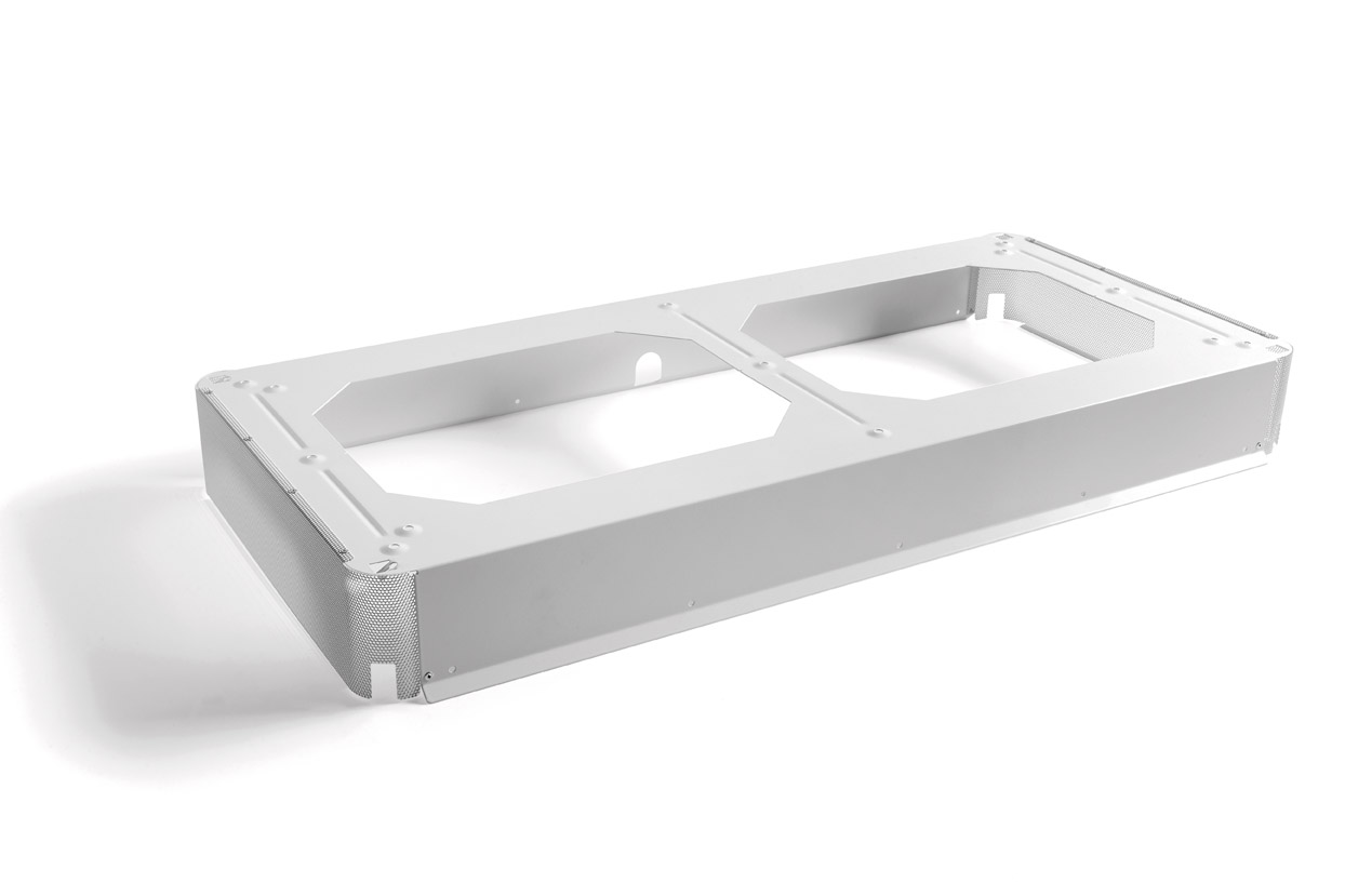 230510 Mounting frame white ceiling cooker hood Cloud